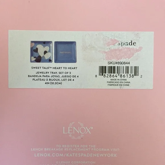 Kate Spade Lenox jewelry dishes - see pics - Picture 3 of 5